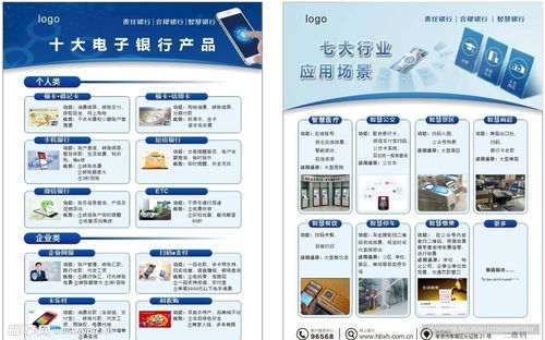 电子银行产品 宣传单设计图 dm宣传单